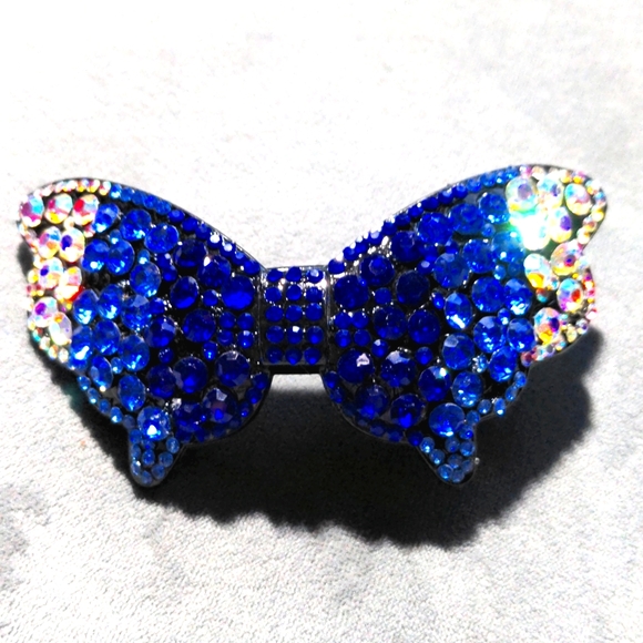 Hair Real Rhinestone clip, brand new, plastic. - Picture 3 of 7